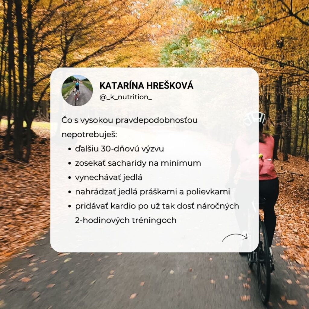 Tipy k výžive - K nutrition - foto z Instagramu